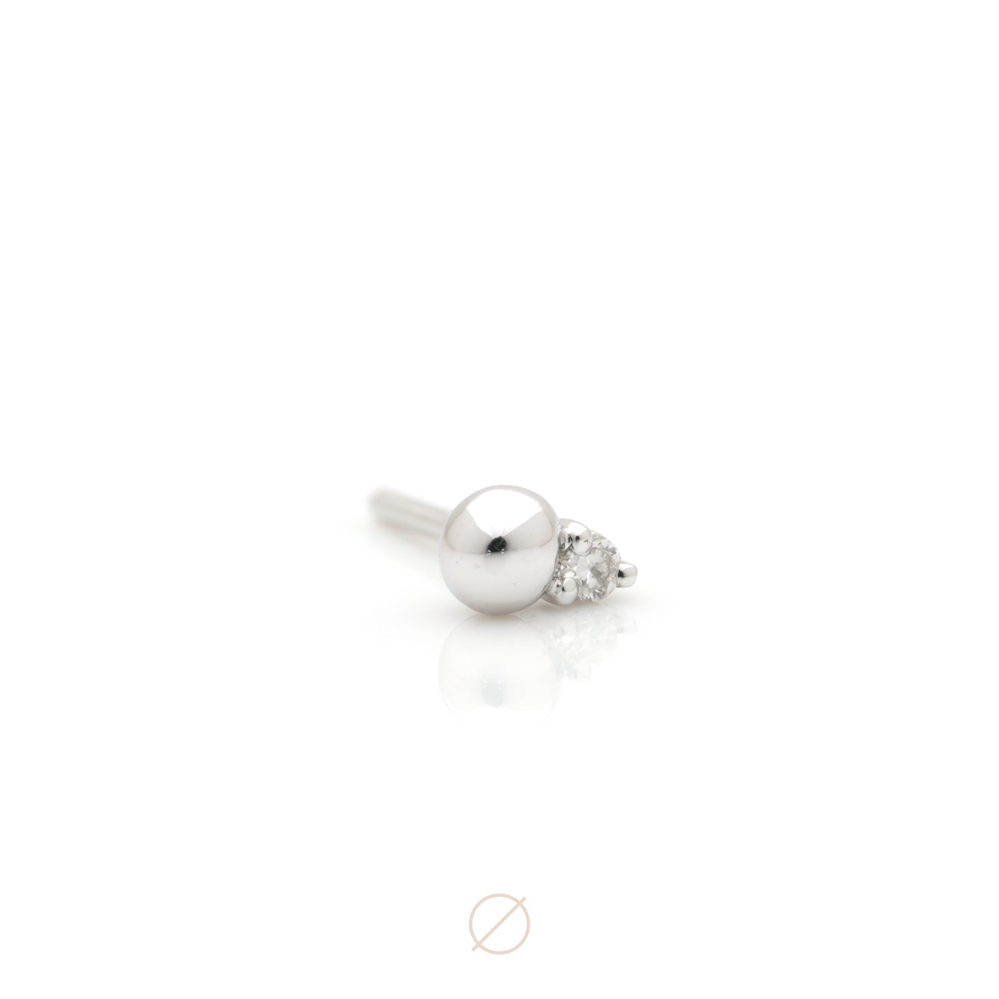 Pippa Diamond & Gold Bead Press-Fit End by Modern Mood