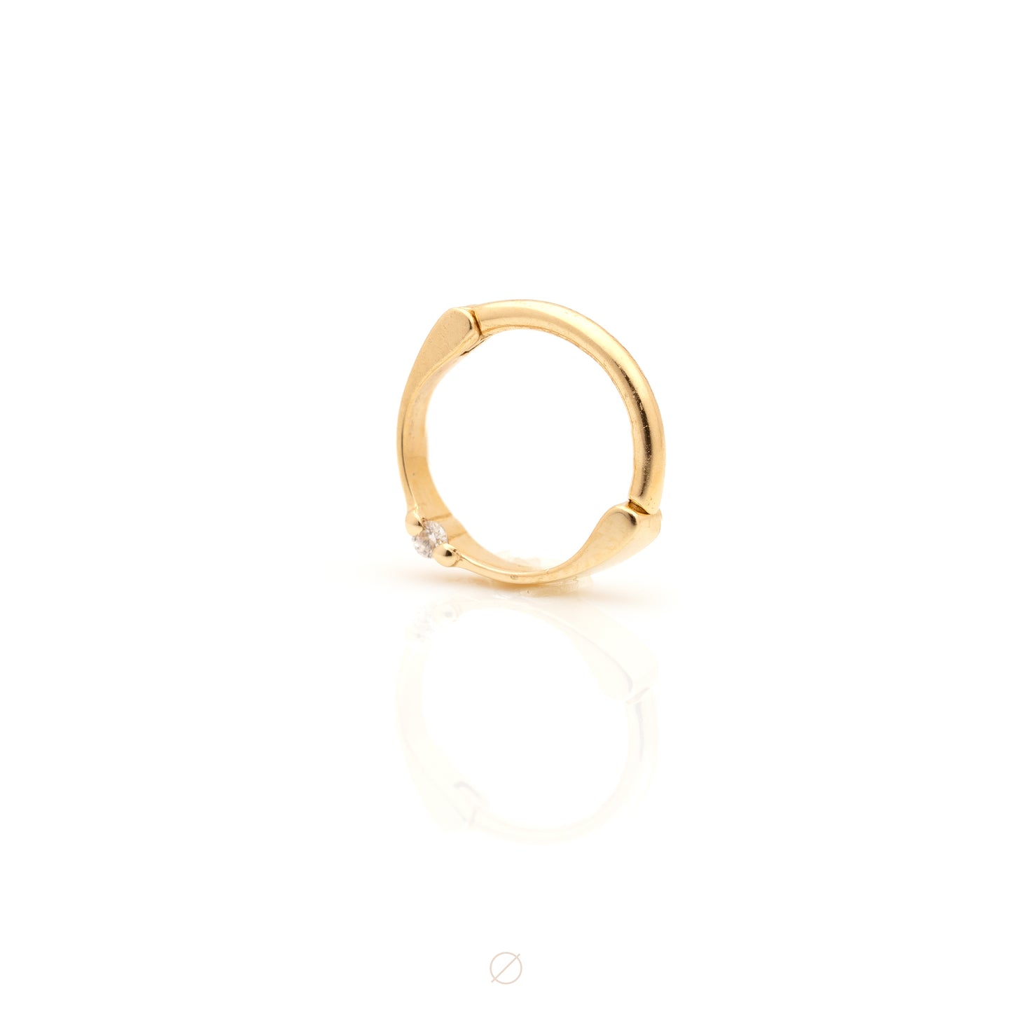 A Fine Line with Diamond Easy Ring by Pupil Hall