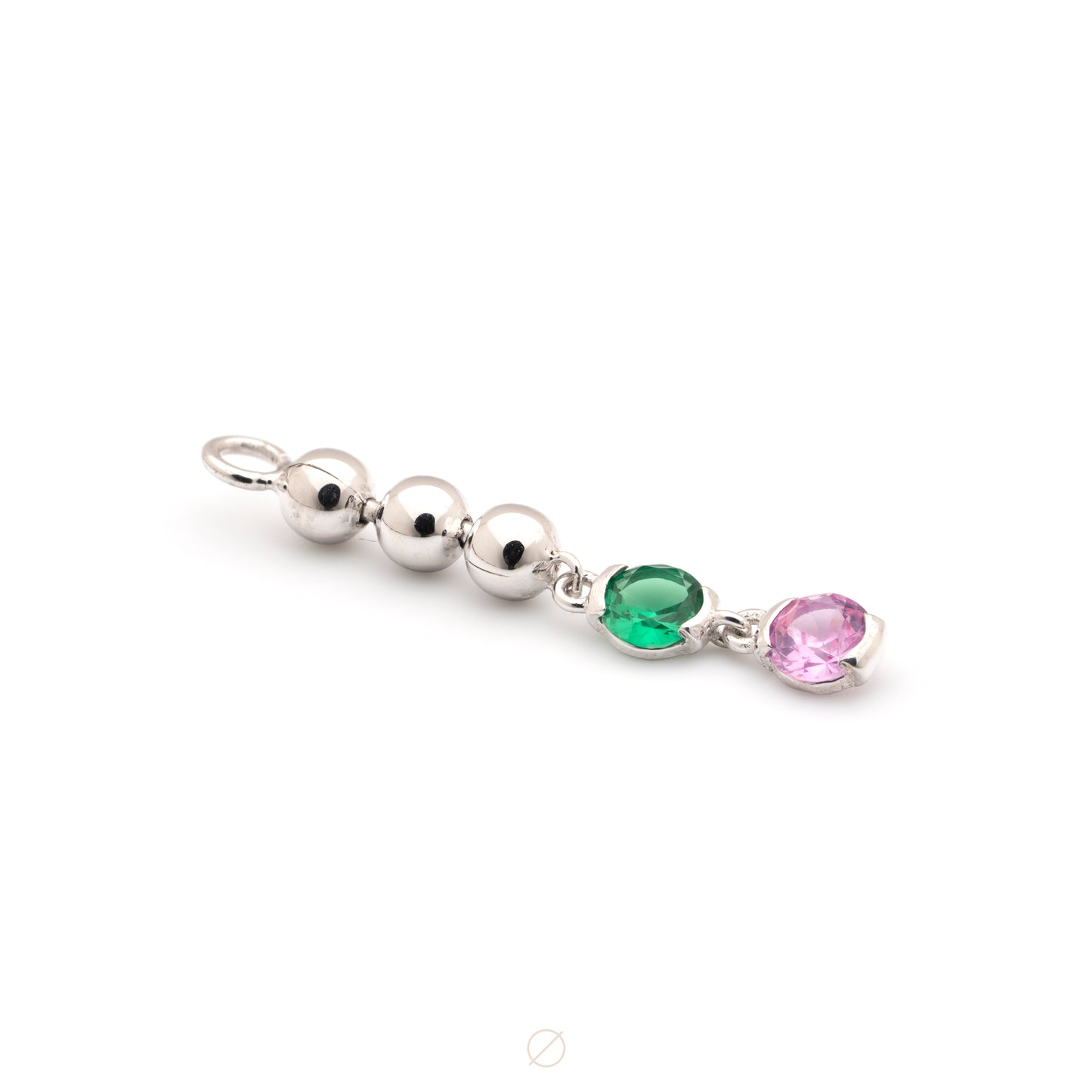 Beaded Two Faced Long Charm by Pupil Hall