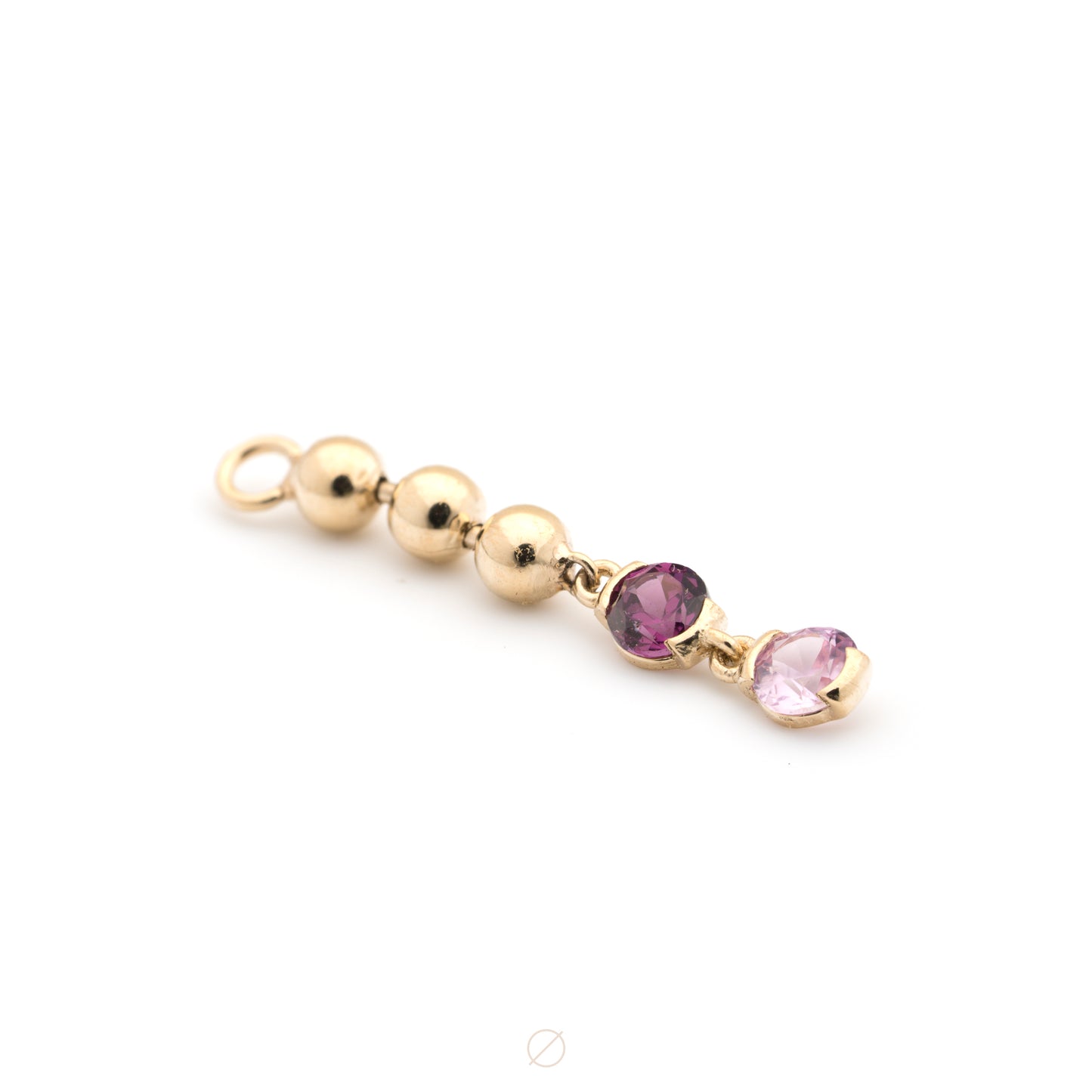 Beaded Two Faced Long Charm by Pupil Hall
