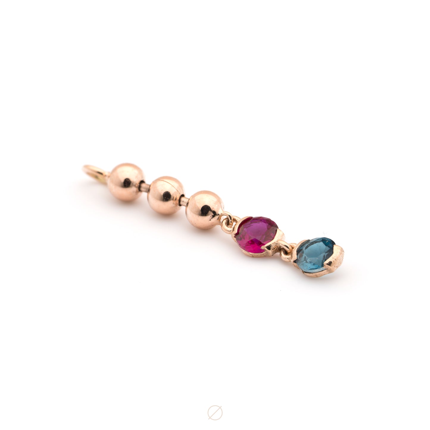 Beaded Two Faced Long Charm by Pupil Hall