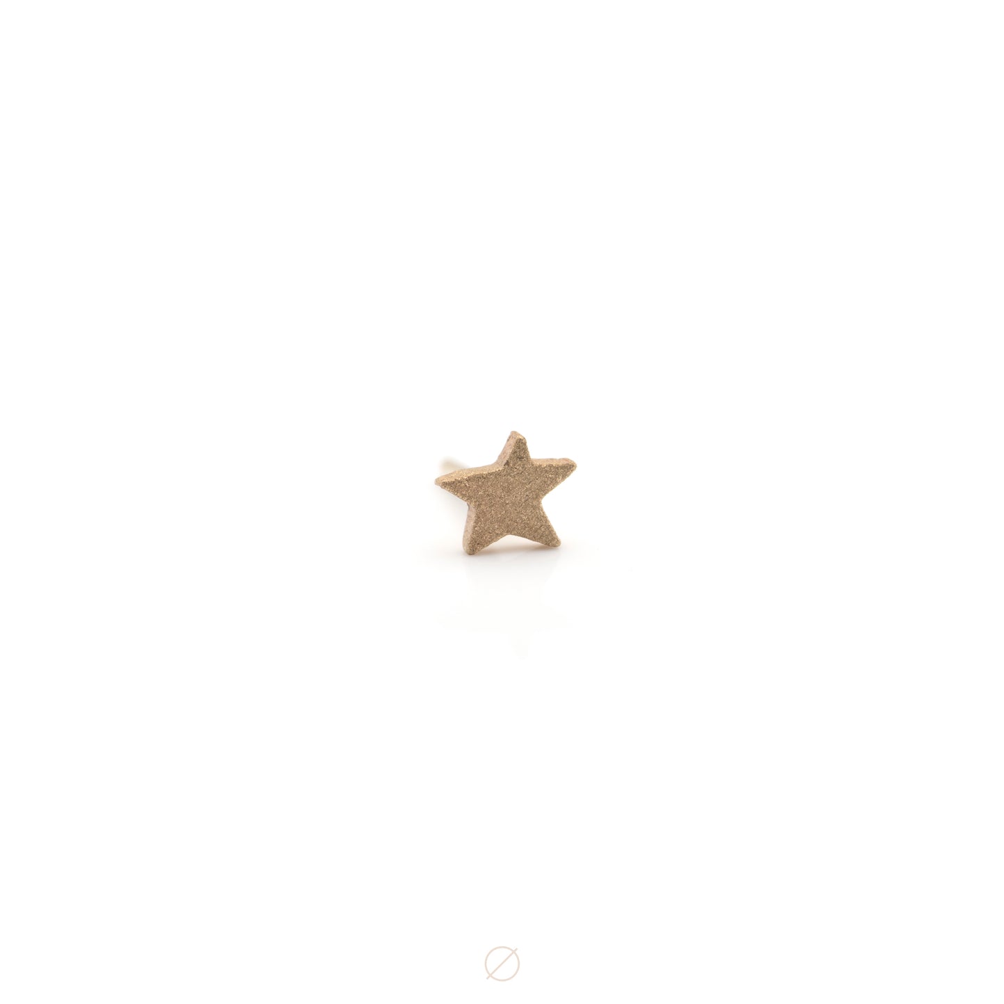 Bitty Textured Star Press-Fit End by Pupil Hall