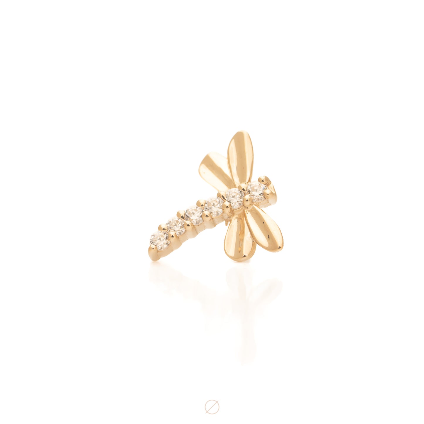 Dragonfly Press-Fit End by Maë Body Jewelry