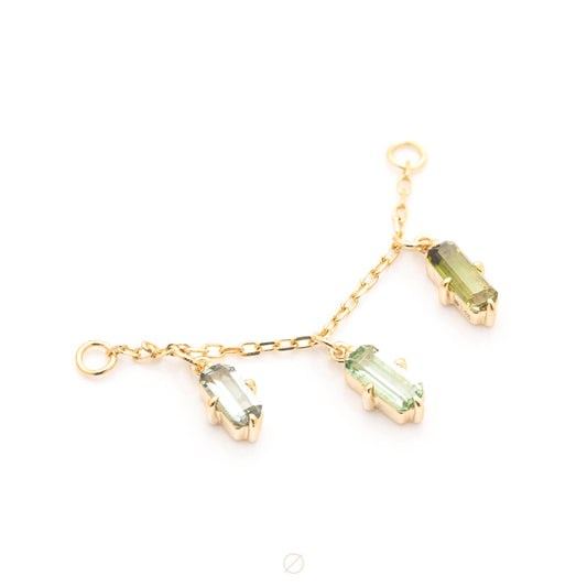 Dripping Tourmaline Chain by Modern Mood