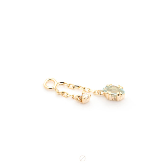 Georgia Diamond Double Dangle Chain Charm by Modern Mood