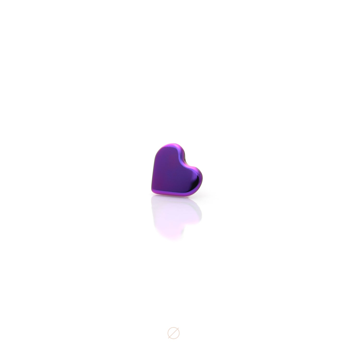 Heart (Anodized) Press-Fit End in Titanium by Canasteel