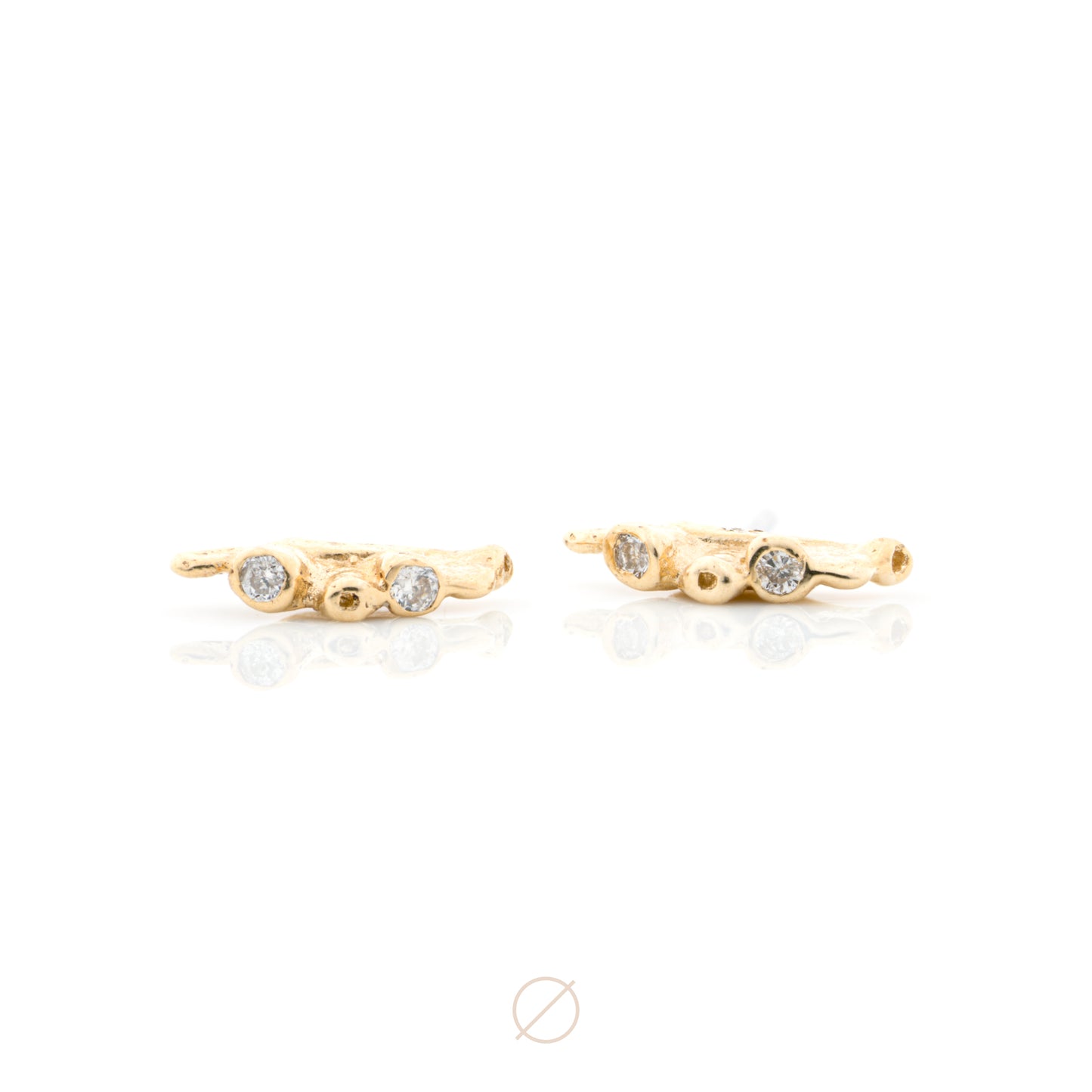 Honeymoon with White Sapphires - Press Fit End by Pupil Hall