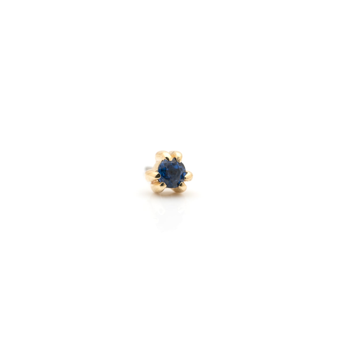 Iris Press-Fit End in Yellow Gold by Tawapa