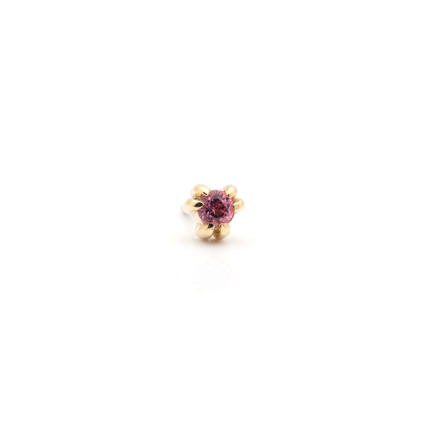 Iris Press-Fit End in Yellow Gold by Tawapa
