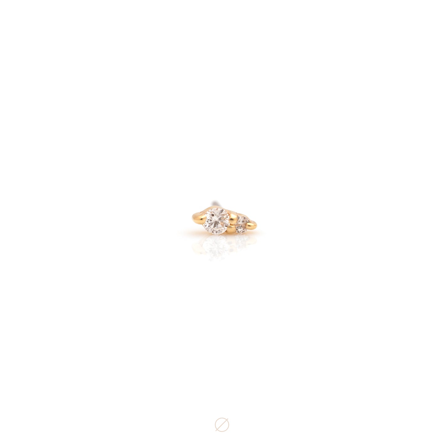 Prim with Diamonds Press-Fit End by Ember Body Jewelry