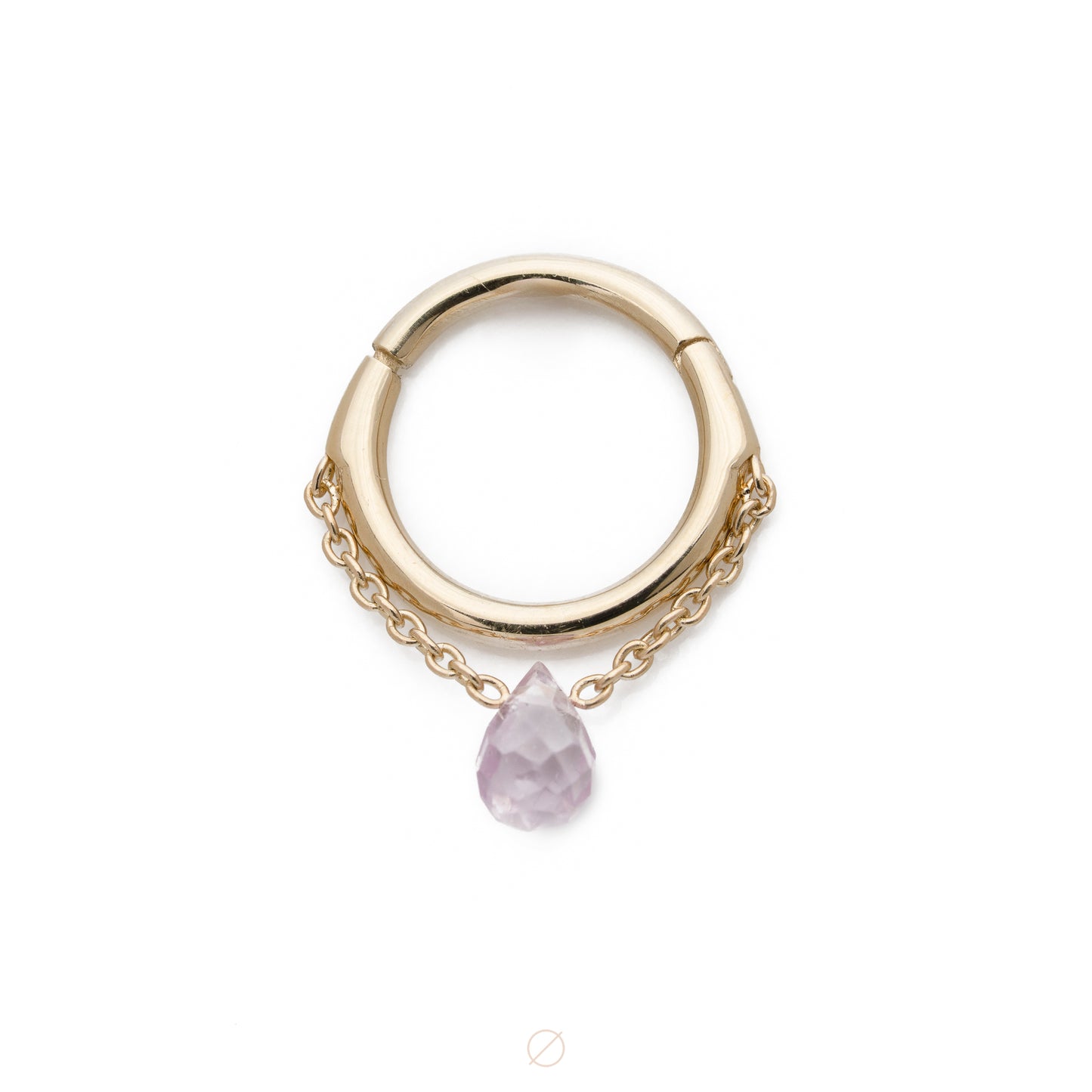 Sapphire Briolette Chained Easy Ring by Pupil Hall