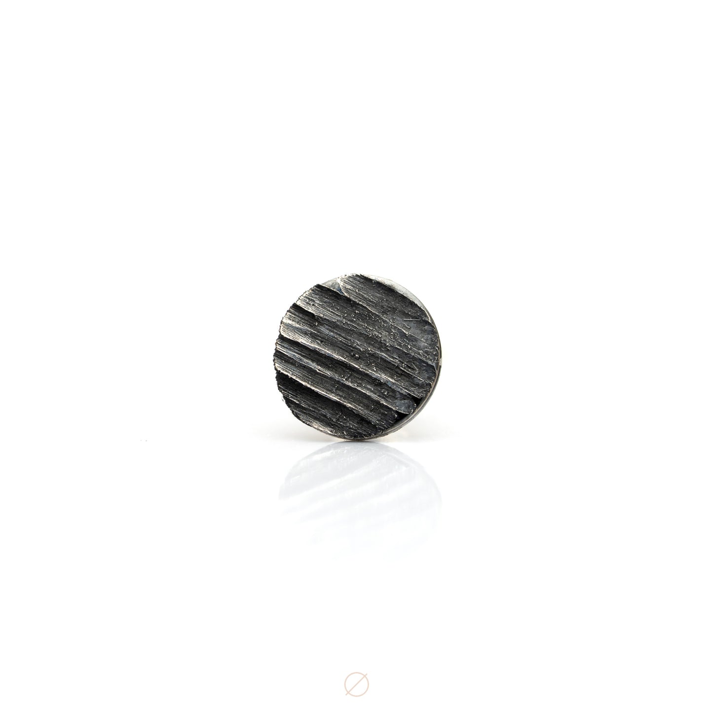 Wavelength Black Niobium Disk Press-Fit End by Black Forest Jewelry