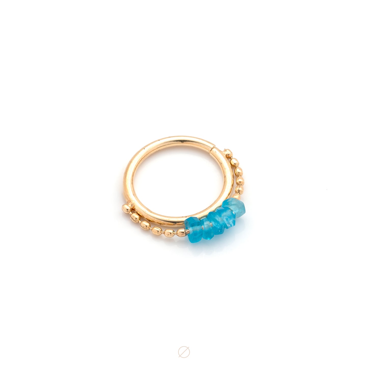 Various Stones x 5 Chained Seam in Yellow Gold by Pupil Hall