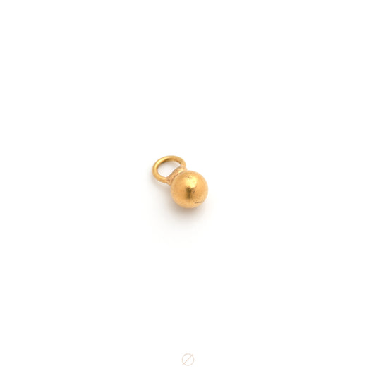 Gold Ball Charm by Modern Mood