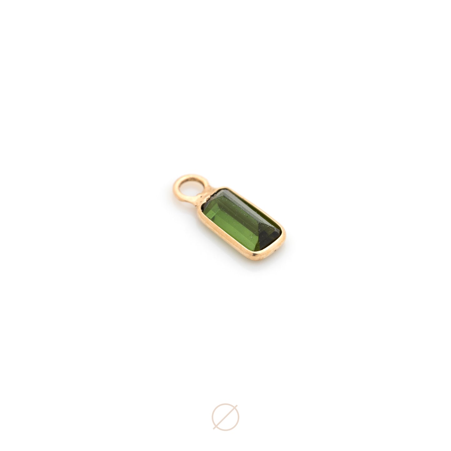 Emerald-Cut Bezel Charm by Modern Mood