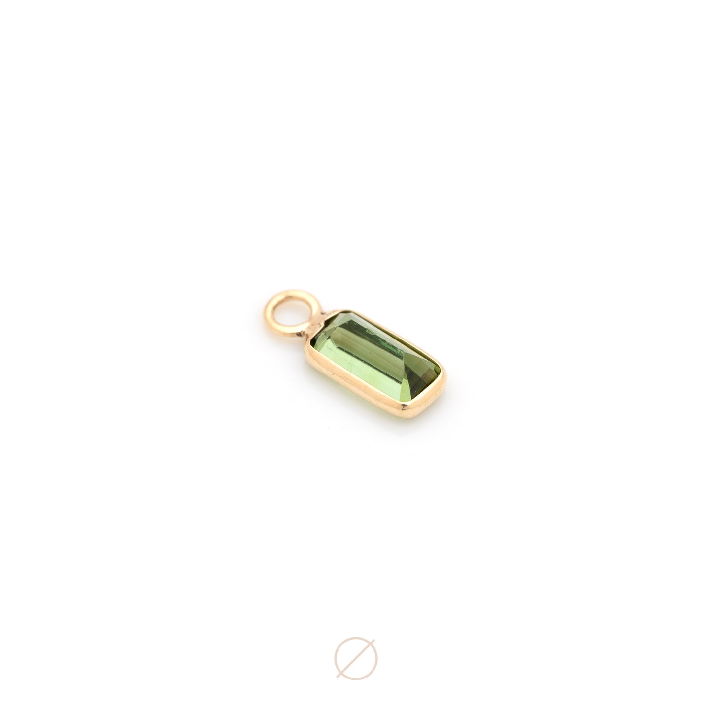 Emerald-Cut Bezel Charm by Modern Mood