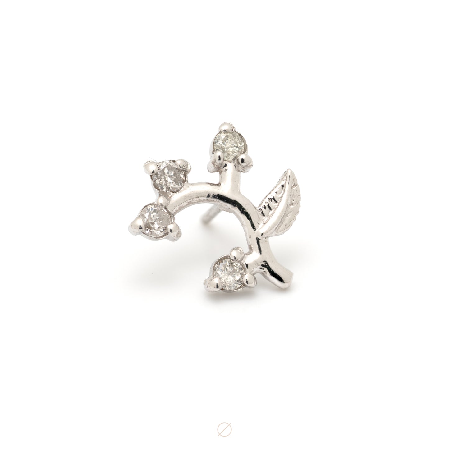 Frond with Diamonds Press-Fit End by Tawapa