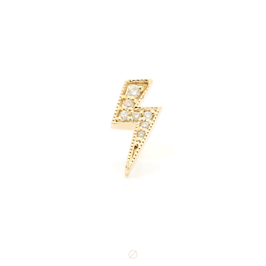 Lightning Bolt Ricky with Diamonds Press-Fit End by Modern Mood