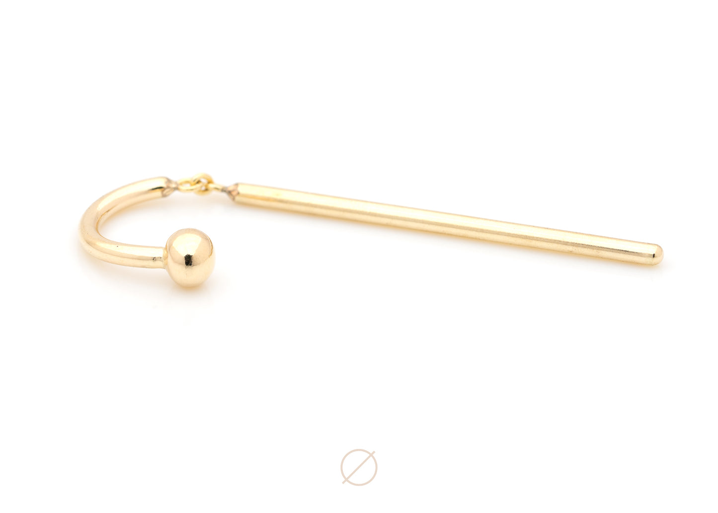 Chime Stud in Yellow Gold by Jack + G