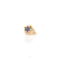 D20 Sapphire Press-Fit End by Sacred Symbols