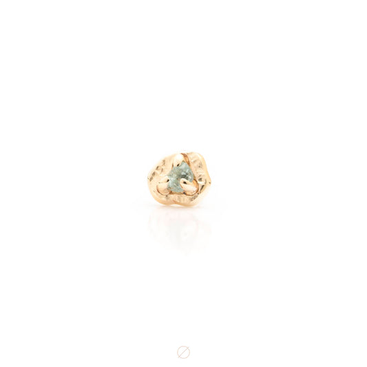 D56 Sapphire Press-fit End in Gold from Sacred Symbols