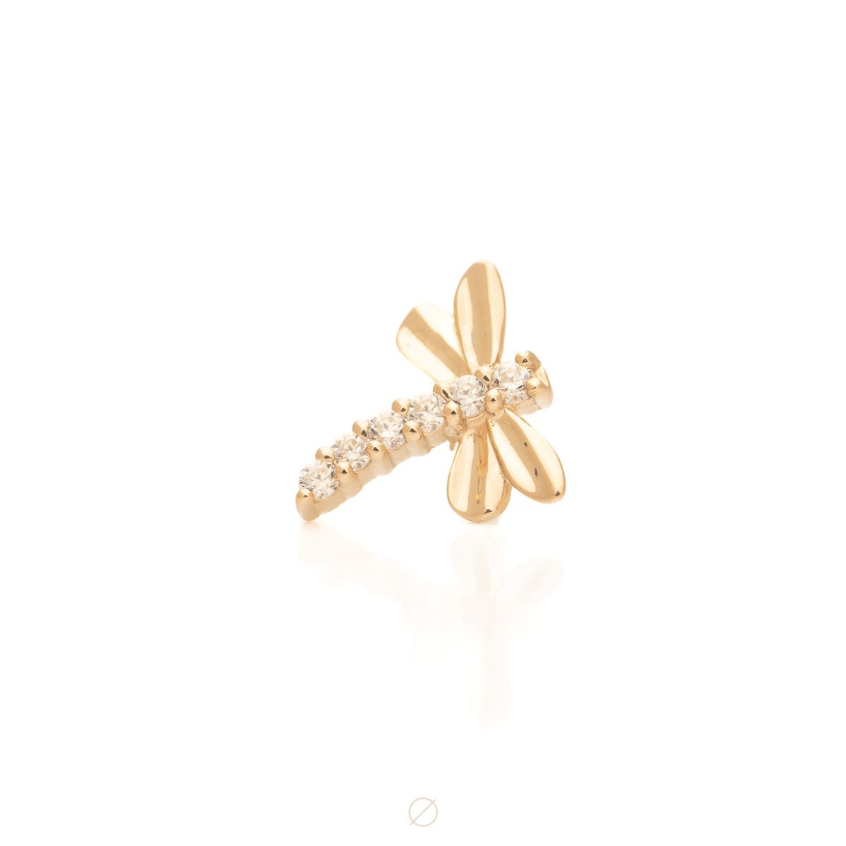 Dragonfly Press-Fit End by Maë Body Jewelry