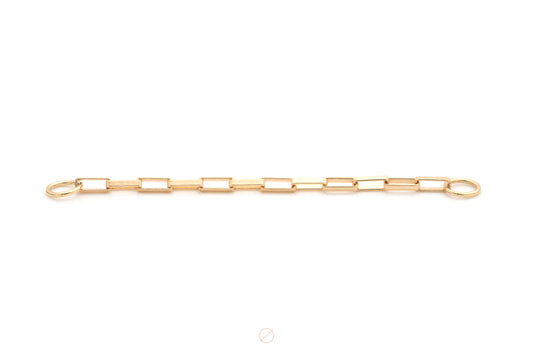 Elongated Box Chain by Alchemy Adornment