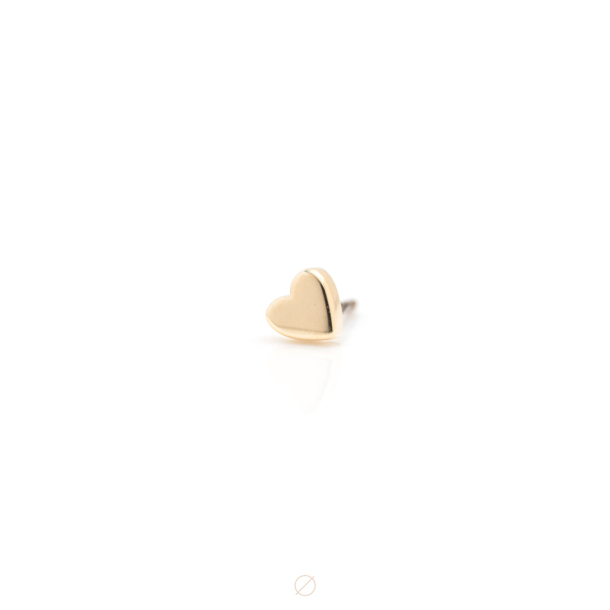 Extra Tiny Flat Heart Press-Fit End by BVLA