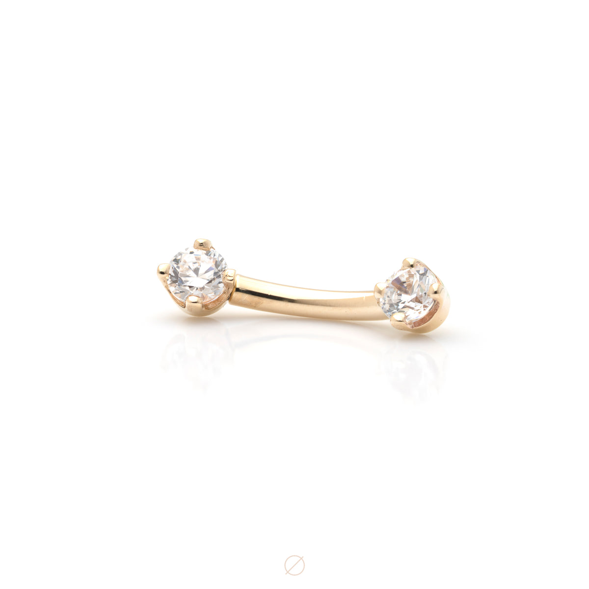 Double Prong Curved Barbell by BVLA