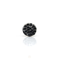 Hammered Black Niobium Disk Press-Fit End by Black Forest Jewelry