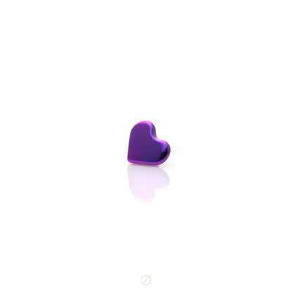 Heart (Anodized) Press-Fit End in Titanium by Canasteel