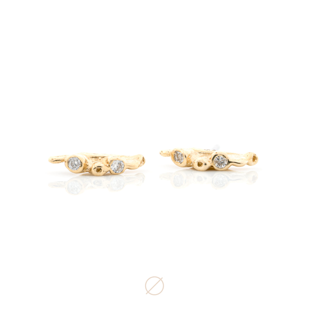 Honeymoon with White Sapphires - Press Fit End by Pupil Hall