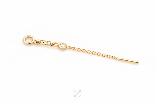 Instant Connection Duster Charm in Yellow Gold by Pupil Hall