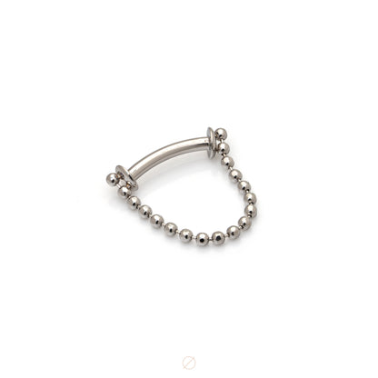 Just a Peek Beaded (Chain Septum Piece) by Pupil Hall