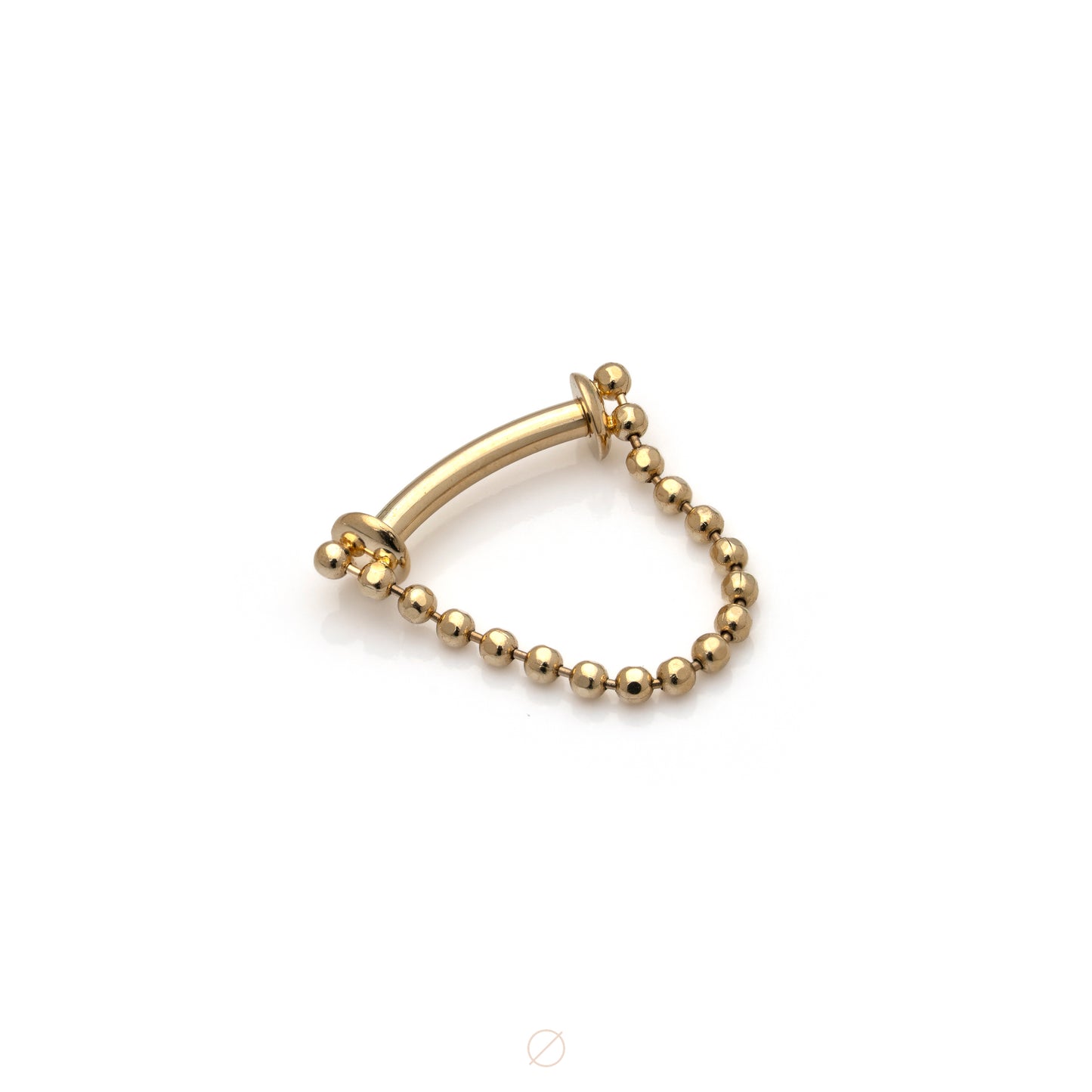 Just a Peek Beaded (Chain Septum Piece) by Pupil Hall