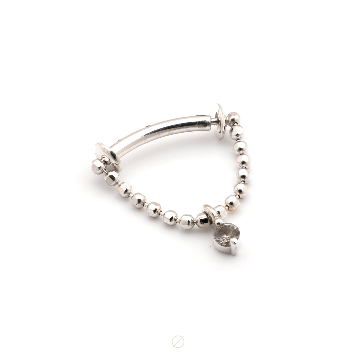 Just a Peek Stoned (Chain Septum Piece) by Pupil Hall