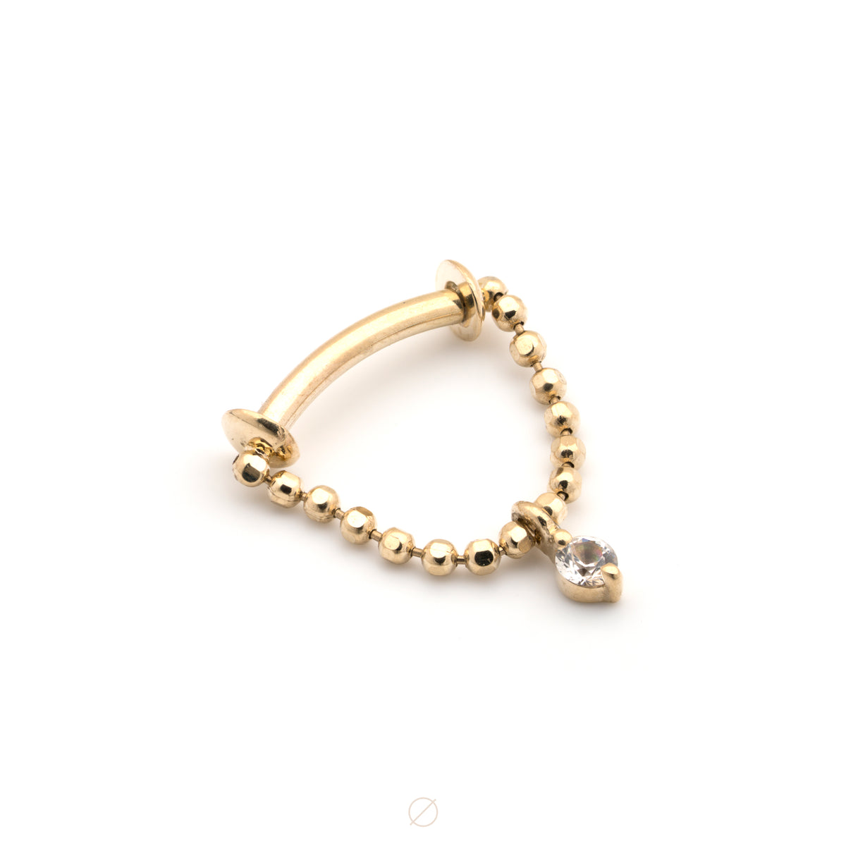 Just a Peek Stoned (Chain Septum Piece) by Pupil Hall