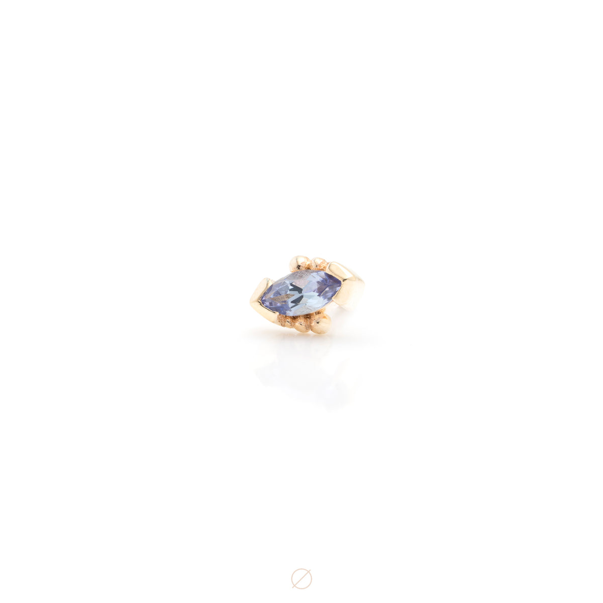 Marquise V Prong with Graduating Bead Press-Fit End by BVLA