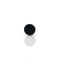 Polished Black Niobium Disk Press-Fit End by Black Forest Jewelry