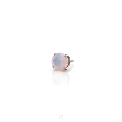 Prong-Set (Coloured CZ) Press-Fit End in Titanium by Canasteel