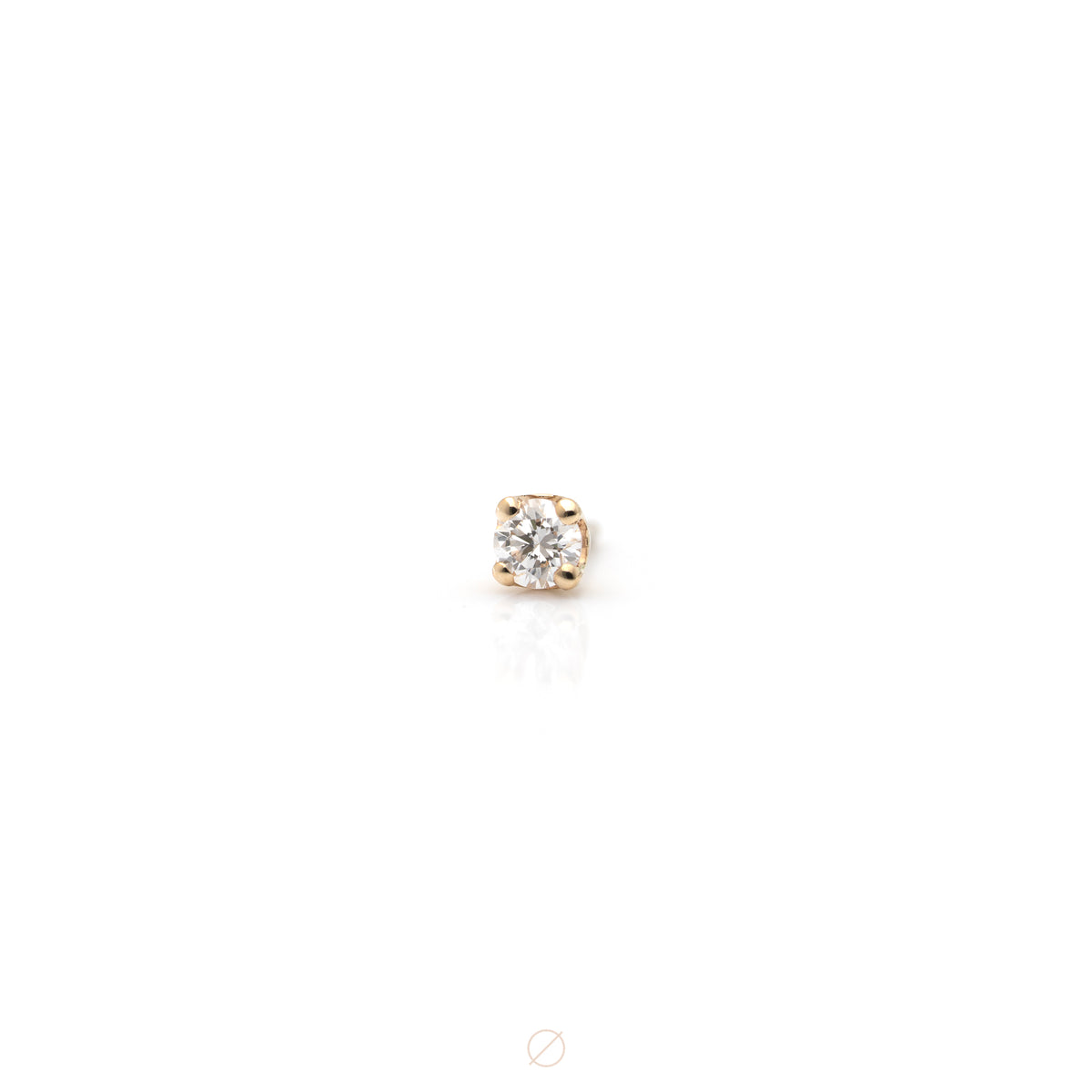 Round Four Prong Diamond Press-Fit End by BVLA