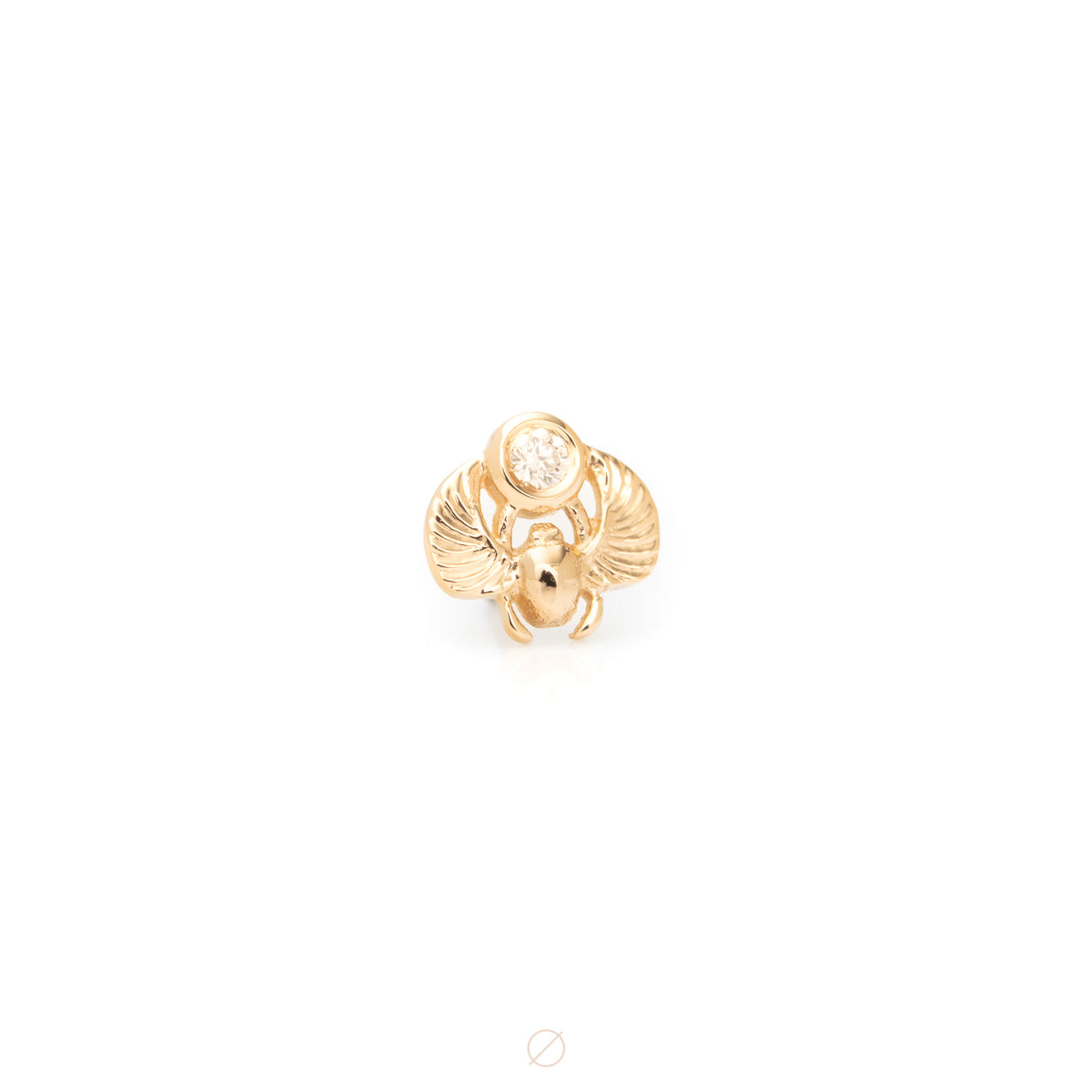 Scarab Diamond Press-Fit End by Maë Body Jewelry