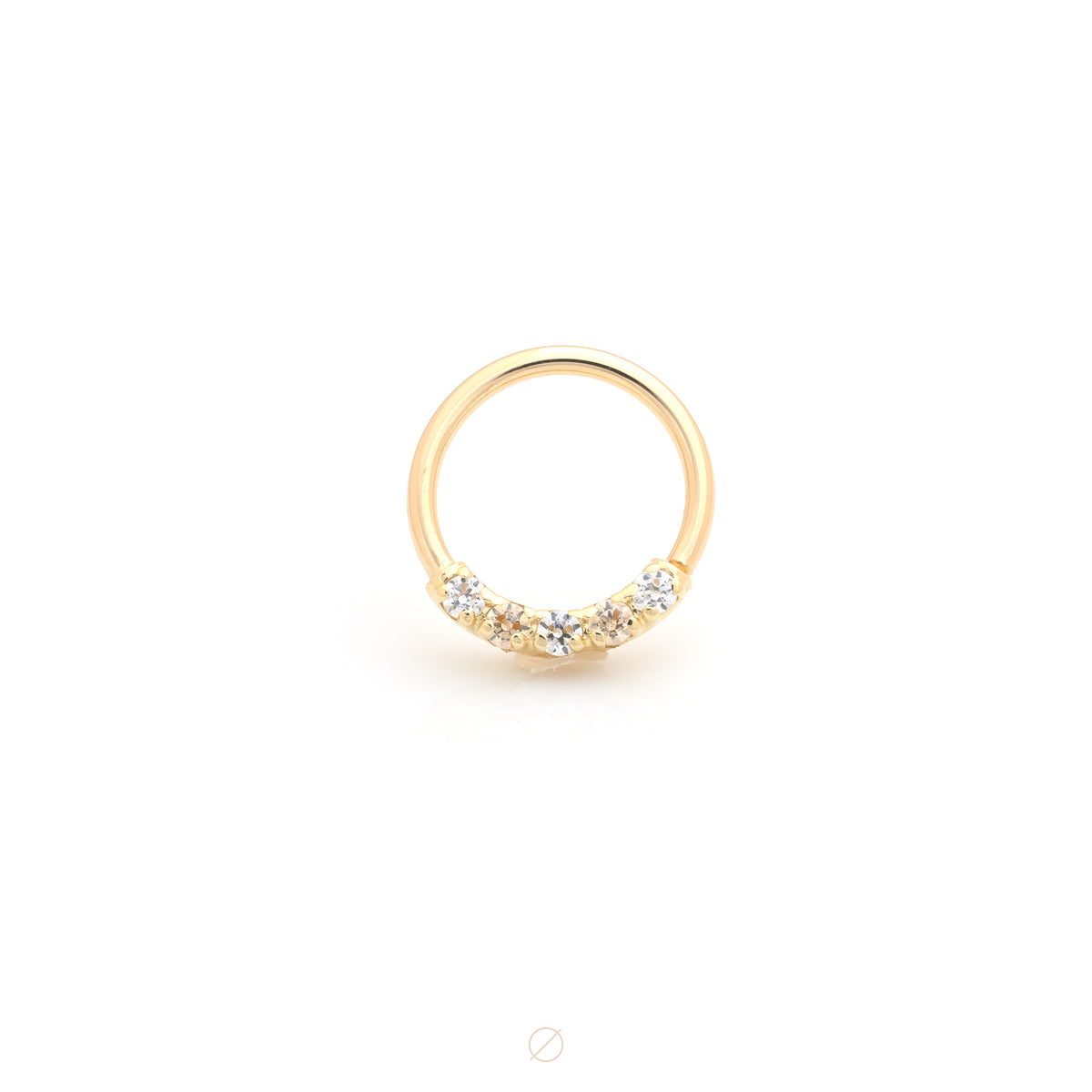 Transition Ring (Forward Facing) in 18k Yellow Gold by Anatometal