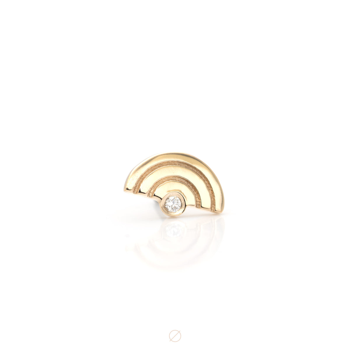 Solstice Diamond Press-Fit End by Maë Body Jewelry