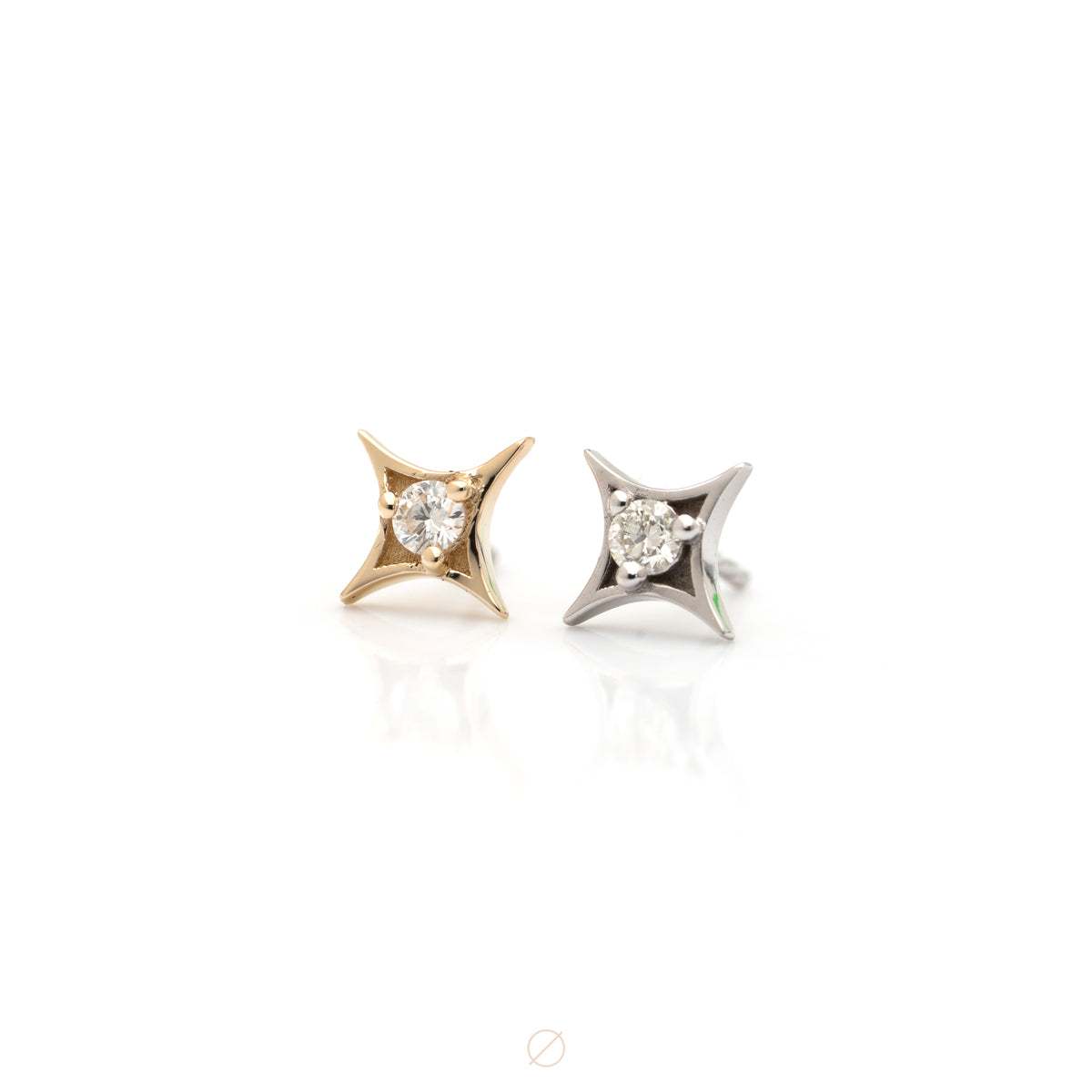 Sparkle Diamond - 4 Point Star Press-Fit End by BVLA