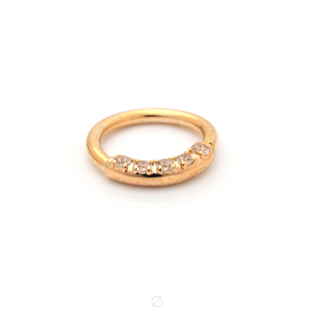 Transition Ring (Forward Facing) in 18k Yellow Gold by Anatometal