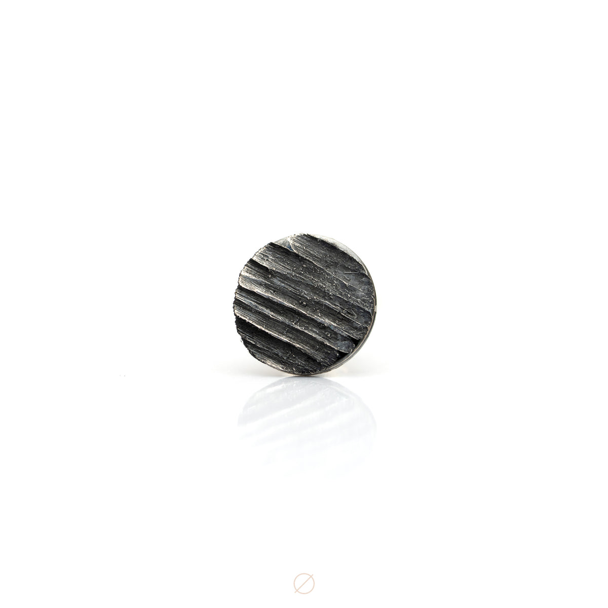 Wavelength Black Niobium Disk Press-Fit End by Black Forest Jewelry