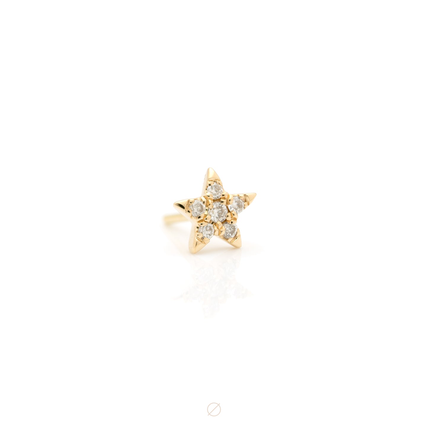 5 Point Star - Charlotte with Diamonds Press-Fit End by Modern Mood