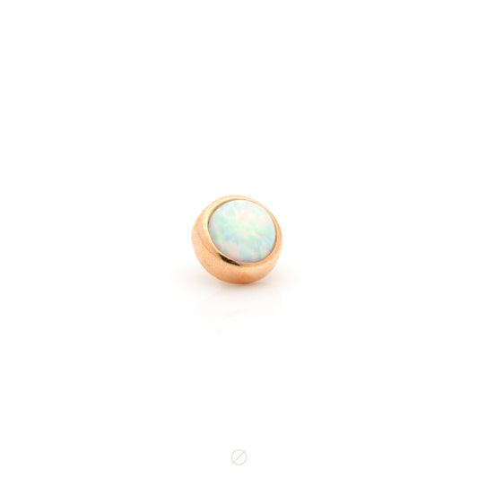 Bezel Cabochon Threaded End by Alchemy Adornment
