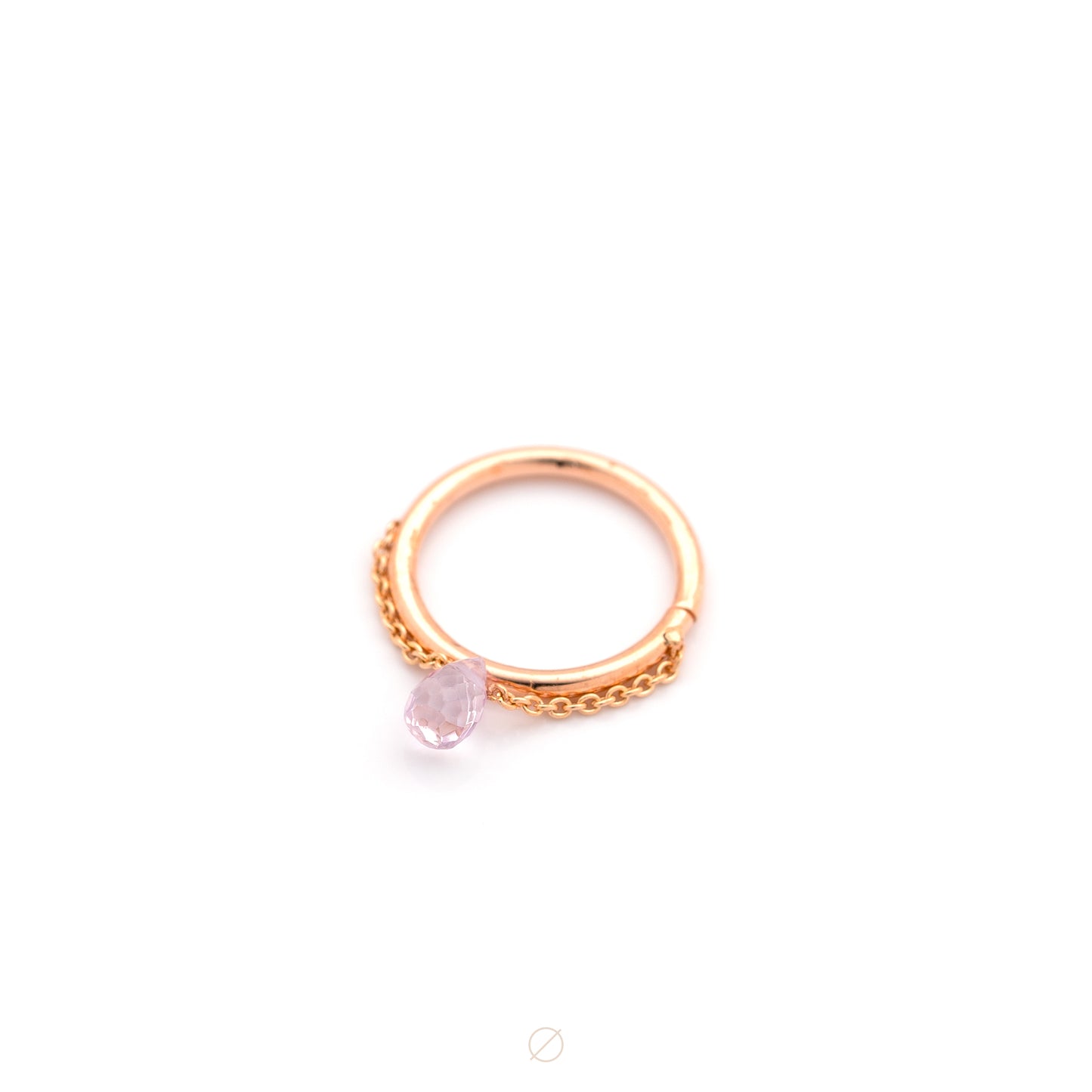 Briolette Chained Seam Ring by Pupil Hall